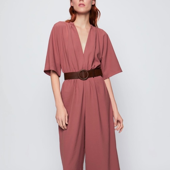 ZARA PINK JUMPSUIT - Picture 2 of 4